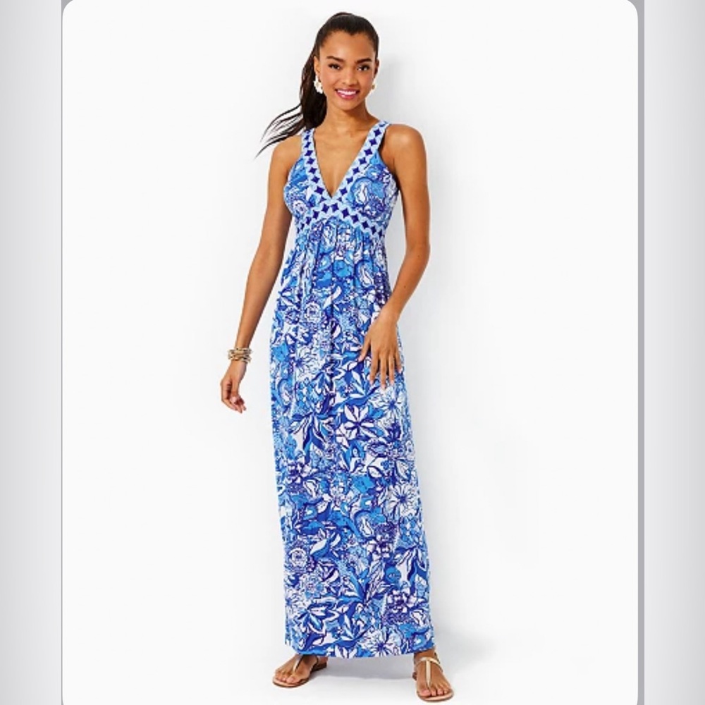 Lilly Pulitzer Serena V-neck maxi dress